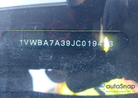 2018 Volkswagen Passat 2.0T Se from USA, damaged, VIN 1VWBA7A39JC019473